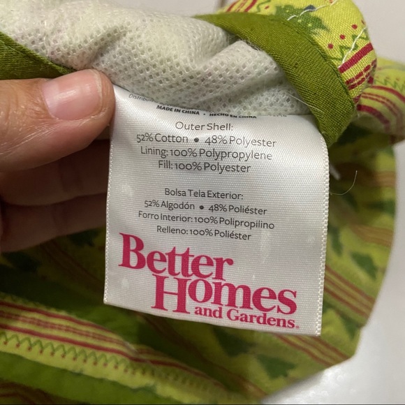 Vintage Christmas Shopping Tote Bag Purse Pine Tree Print Cloth Canvas 20X14” - Picture 2 of 8